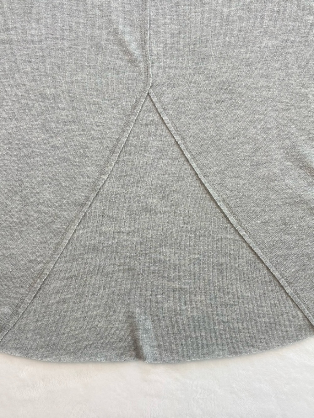 MICHAEL STARS Gray Long Sleeve Top Small Soft Stretch USA Made Pullover - Picture 8 of 10